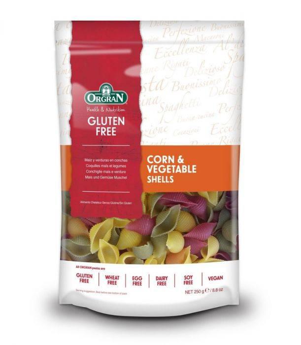 Corn & vegetable pasta schelpjes