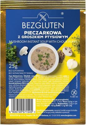 Bezgluten Champignonsoep glutenvrij