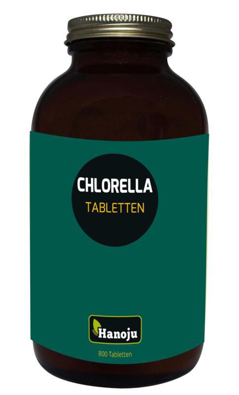 Chlorella tabletten flacon glas