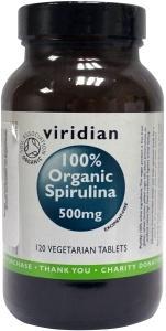 organic spirulina 500 mg tablets 120 tabl