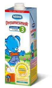 Merkloos dreumesmelk 3 vanille nestle 1000ml