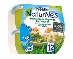 naturnes gr groent rijst zalm# 2x200g