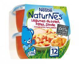 Merkloos naturnes zonnegr pasta kalkoen 2x200g
