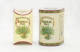 D antan basilic in blik         20g