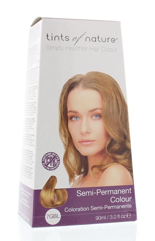 Semi-permanent golden blond