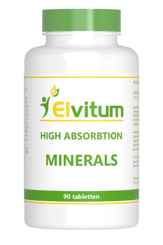 High absorption minerals