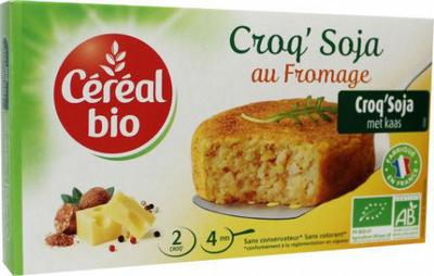 Cereal soja burger met kaas 200g