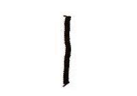 Vitility schoenveters curl zwart (s) 2st