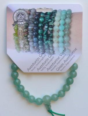 Powerbead armband aventurijn groen