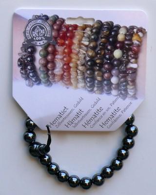 Steengoed Powerbead armband hematiet