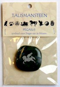 Merkloos talismansteen pegasus 1kaart