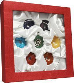 Steengoed chakra set 7 donuts m c doosj# 1st