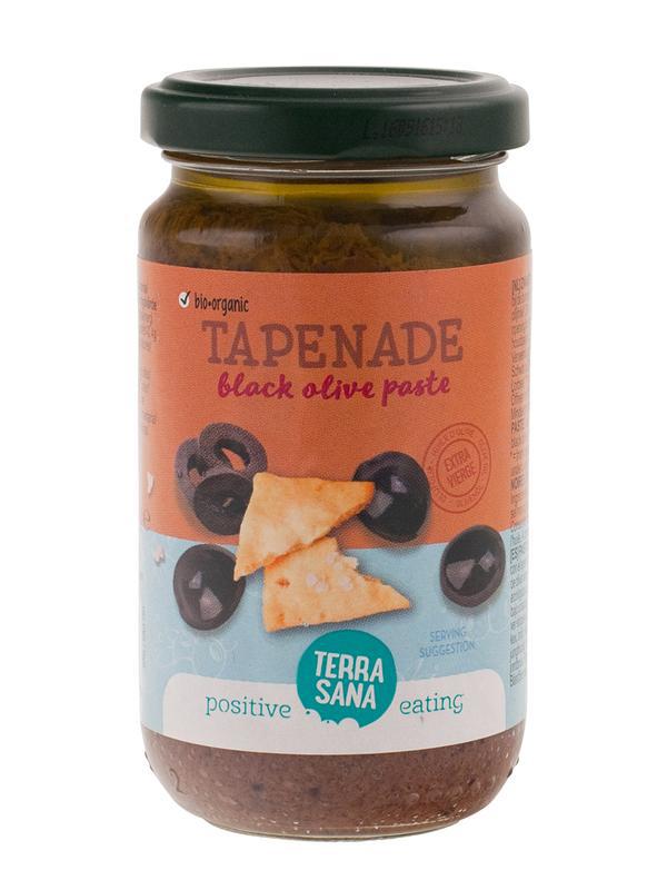 Tapenade zwarte olijven bio