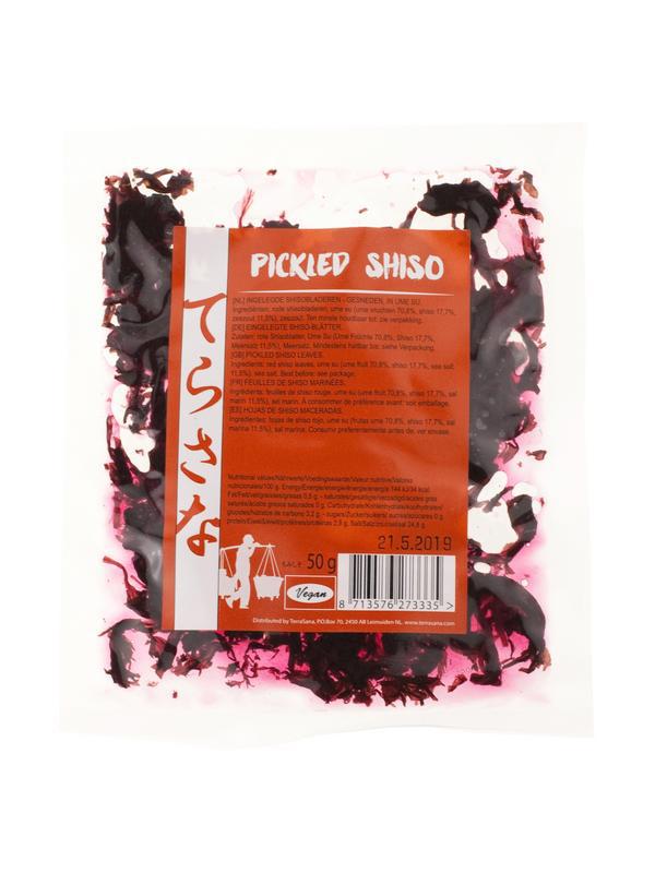Shisoblad pickles