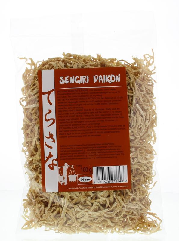 Sengiri daikon radijs gedroogd