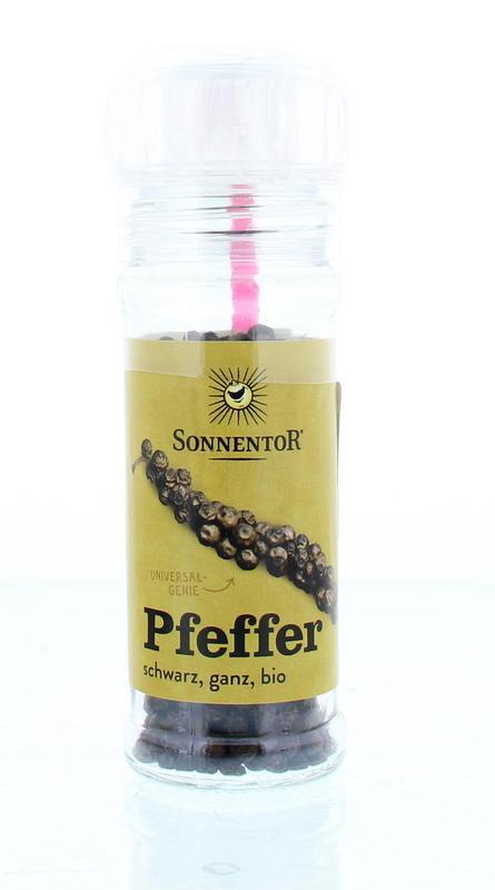 Zwarte peper kruidenmolen bio