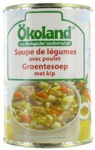 Merkloos okoland groentesoep met kip 400ml