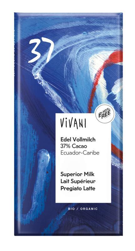 Chocolade melk superieur 37% Ecuador bio