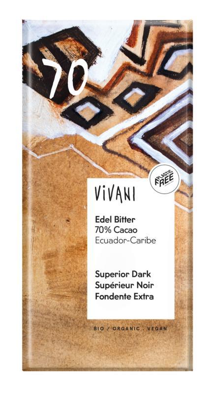 Chocolade puur superieur 70% Ecuador bio