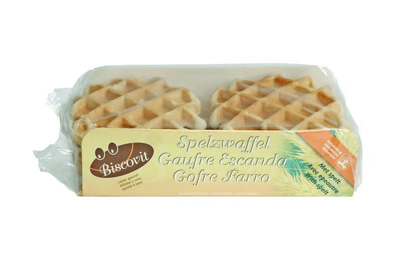 Speltwafel rond bio
