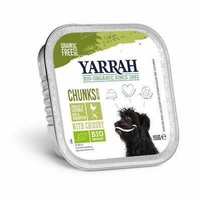 Yarrah Hond alucup chunks kip en groente bio