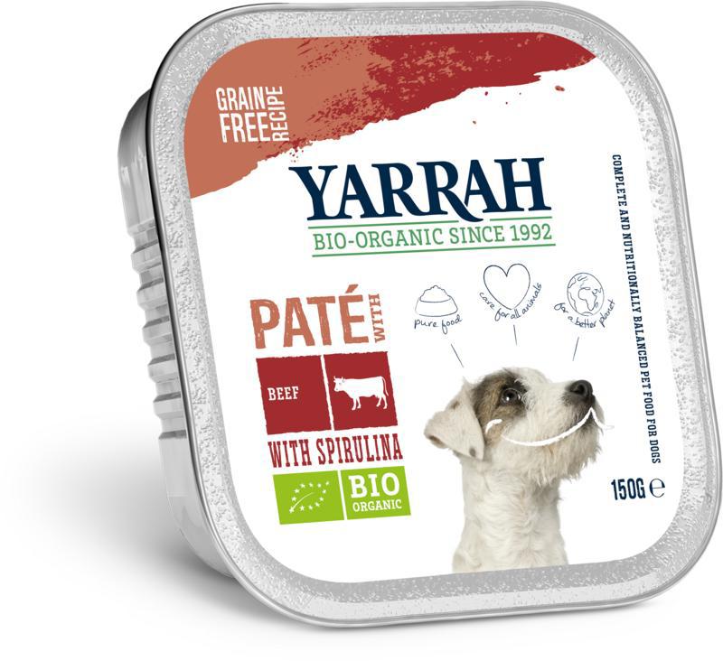 Hondenvoer pate met rund en kip bio