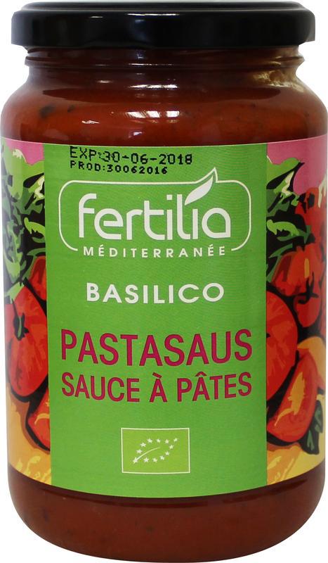 Pastasaus basilico bio