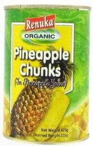 Merkloos renuka ananas stukjes 425g
