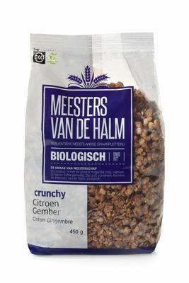 De Halm Crunchy citroen/gember bio