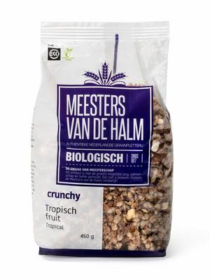 De Halm Crunchy tropische vruchten bio
