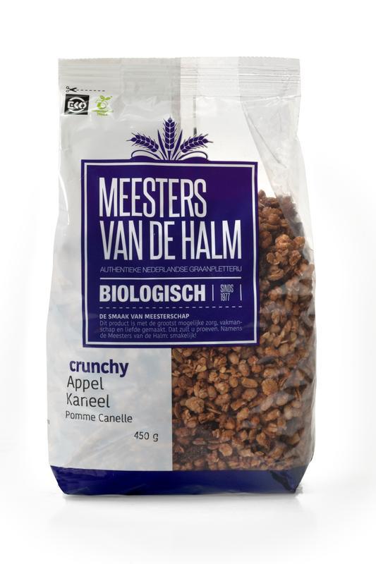 Crunchy granola appel/kaneel bio