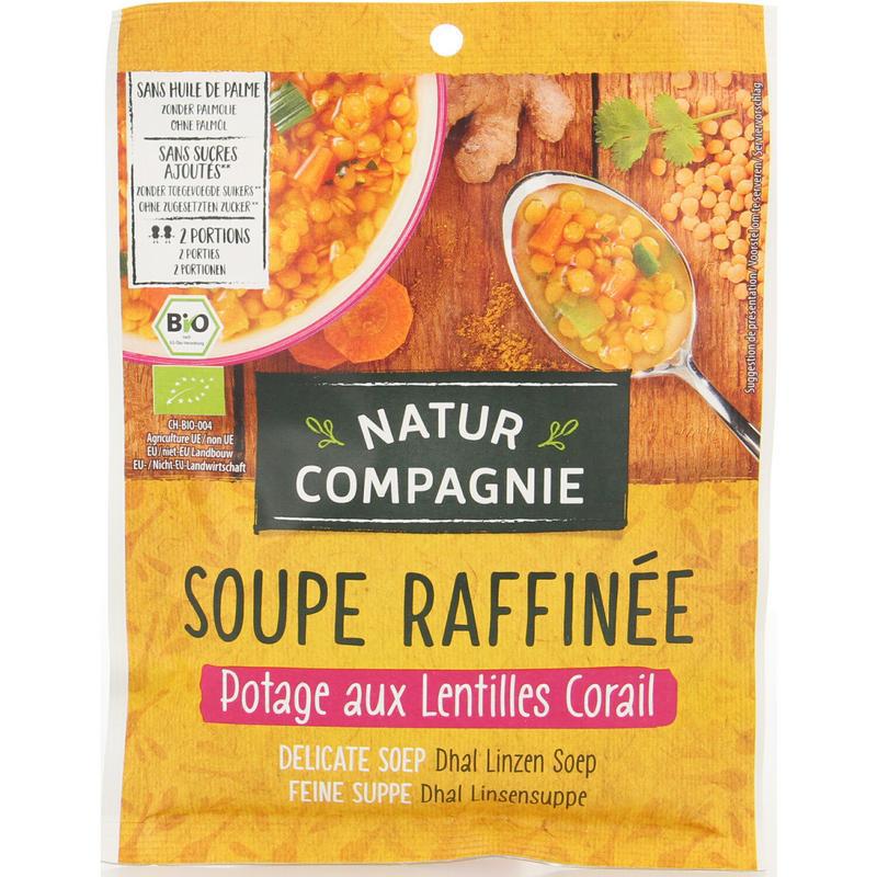 Dhal linzensoep bio
