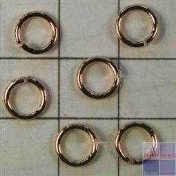 Merkloos oogje 5mm dik 1 0mm goudkl 100st