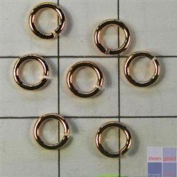 Merkloos oogje 4mm dik 1 0mm goudkl 100st