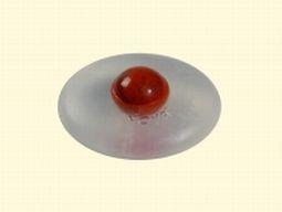 Merkloos joya zeep met bol jaspis rood 1st