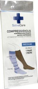 Compressiekous beige M 23 - 26 cm