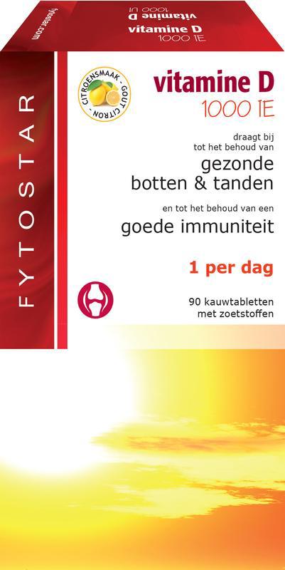 Vitamine D kauw zuigtablet