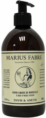 Marius Fabre Nature Marseille zeep tijm dille met pomp