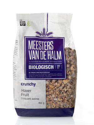 De Halm Crunchy granola haver fruit bio
