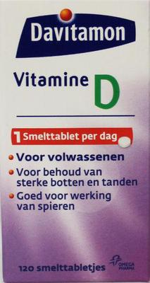 Davitamon d volwassen smelt - 120tb