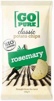 Go Pure chips rozemarijn 125 g