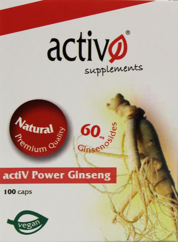 activ power gingseng 100cap