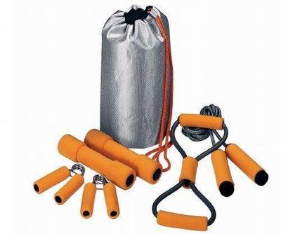 Merkloos fitness set 4 onderdelen 6st