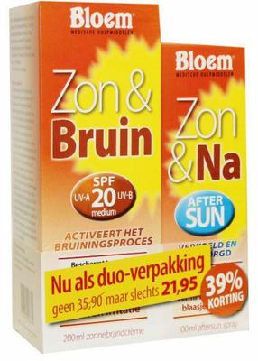 Bloem zon en bruin zon en na- 300ml