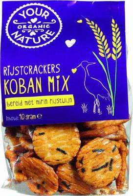 Merkloos rijstcrackers koban 90 gram