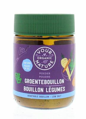 Your Organic Nature Helder groente bouillon poeder zoutarm bio