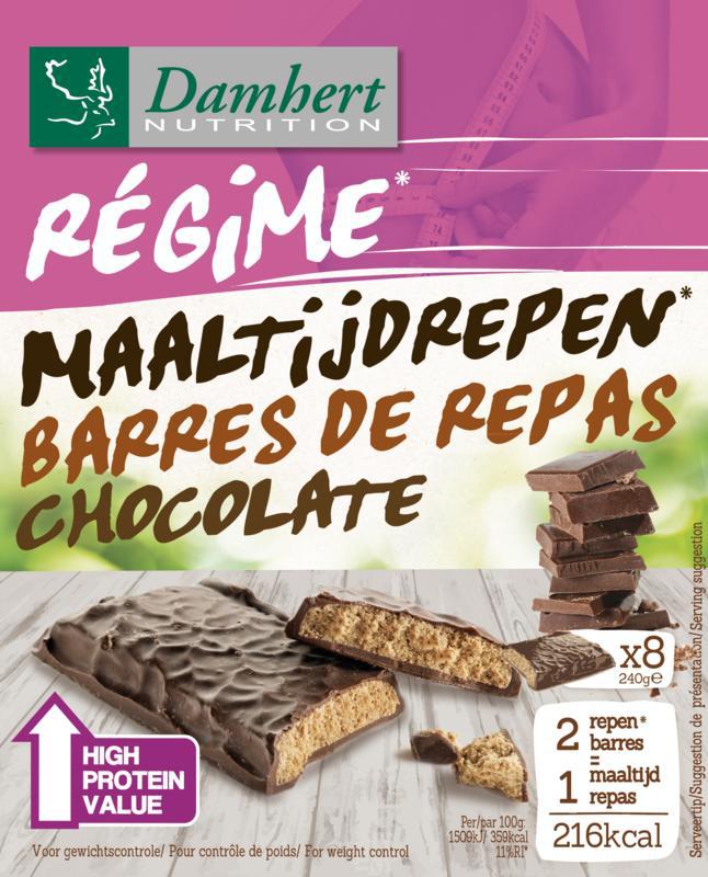 Slim maaltijdrepen chocolade