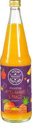 Your Organic Nature Vruchtensap appel ananas mango bio