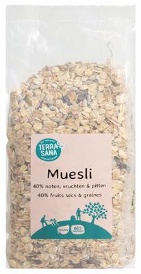 TerraSana Muesli noten & zuidvruchten bio