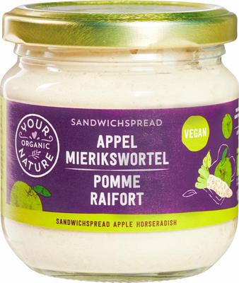 Your Organic Nature Sandwichspread appel mierikswortel bio